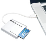 Tripp Lite by Eaton SuperSpeed USB 3.0 Multi-Drive Memory Card Reader/Writer, Aluminum Case, U352-000-MD-AL