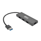 Tripp Lite by Eaton Portable USB 3.0 SuperSpeed 5-Gbps Mini Hub, 4 Ports, Ultra-Slim, U360-004-SLIM