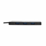 Tripp Lite by Eaton Portable USB 3.0 SuperSpeed 5-Gbps Mini Hub, 4 Ports, Ultra-Slim, U360-004-SLIM