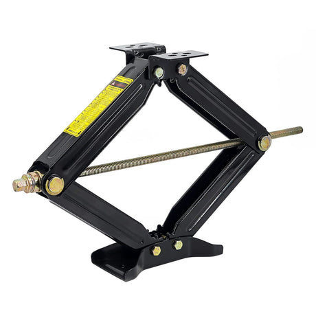 Cobra-Tek Heavy-Duty Scissor Jack with 5000-Lb.-Capacity for RV, Camping, and Vehicle Lifting, 24-In. High, Stable Bow-Tie Base, J-5000