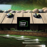 Home Zone Security Solar-Powered Waterproof Integrated LED Deck Lights, 20 Lumens, 4 Pack