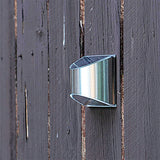 Home Zone Security 4-Pack Decorative Outdoor Solar Wall Lights Wall, Fence Post, or Step