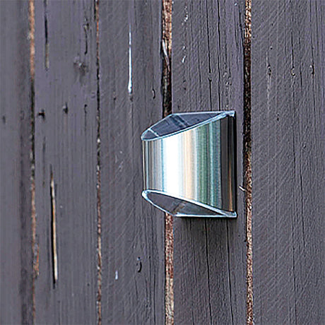 Home Zone Security 4-Pack Decorative Outdoor Solar Wall Lights Wall, Fence Post, or Step