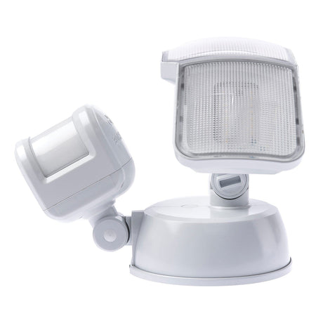 Home Zone Security Smart SMD 3-Light Motion Sensing LED Outdoor Flood Light, 3500 Lumens