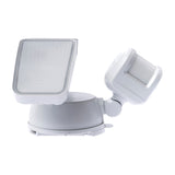 Home Zone Security SMD Linkable 2-Light Motion-Sensing Solar-LED Flood Light, 1500 Lumens, 2 Pack