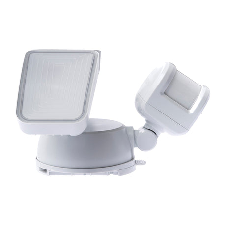 Home Zone Security SMD Linkable 2-Light Motion-Sensing Solar-LED Flood Light, 1500 Lumens, 2 Pack