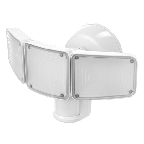 Home Zone Security 3500-Lumen Triple-Head Ultrabright LED Security Light