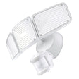 Home Zone Security SMD 240° 3-Light Motion-Sensing Intergrated Linkable LED Flood Light, 5000 Lumens