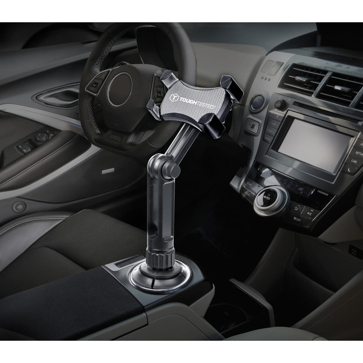 ToughTested Boom Car Cup Mount with Claw Grip Holder