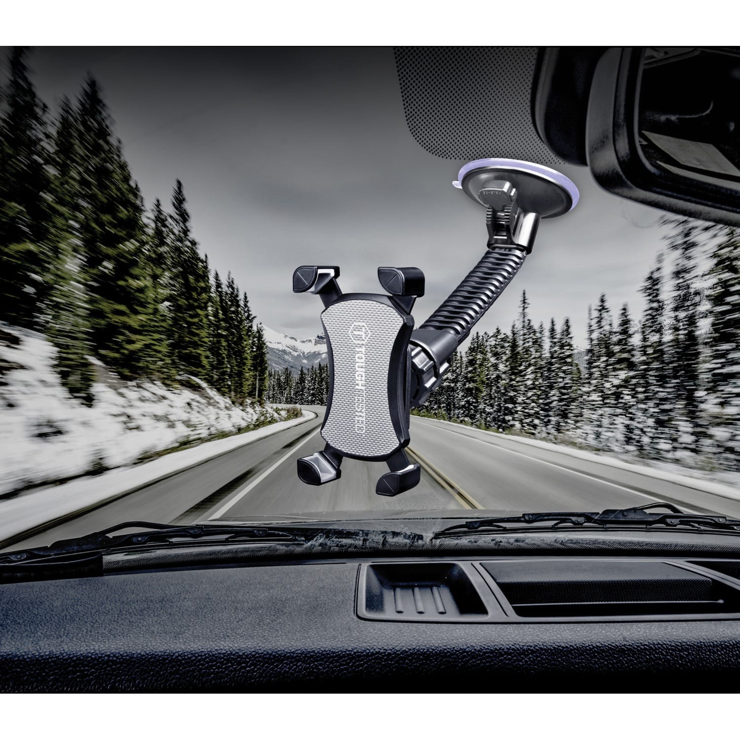 ToughTested Mammoth Windshield Mount with Claw Grip Holder