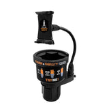 ToughTested Tough and Thirsty Big Mouth Cupholder Mount with Universal Phone, GPS, and Tablet Grip