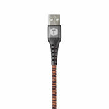 ToughTested Charge and Sync Braided USB Type-A to Lightning Cable, 6 Ft.