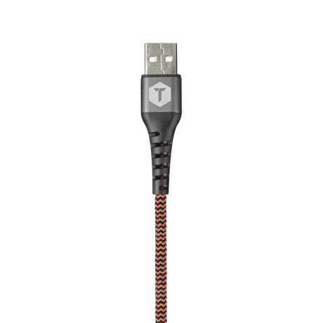 ToughTested Charge and Sync Braided USB Type-A to Lightning Cable, 6 Ft.