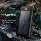 ToughTested Portable Power Pack, 10000-mAh, LED Solar with Light