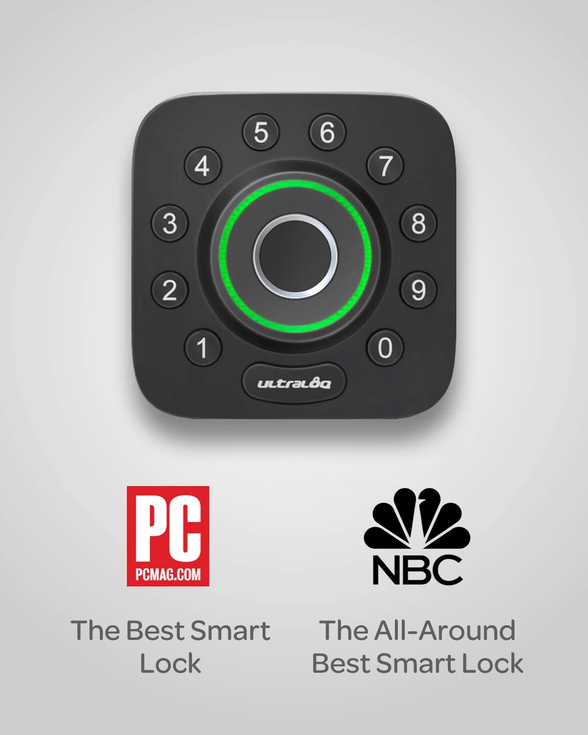 Ultraloq U-BOLT-PRO U-Bolt-Pro Bluetooth Enabled Fingerprint and Keypad Smart Deadbolt