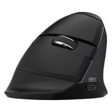 Urban Factory ERGO PRO Bluetooth and Wireless 2.4 GHz Vertical Mouse for Right-Handed Users