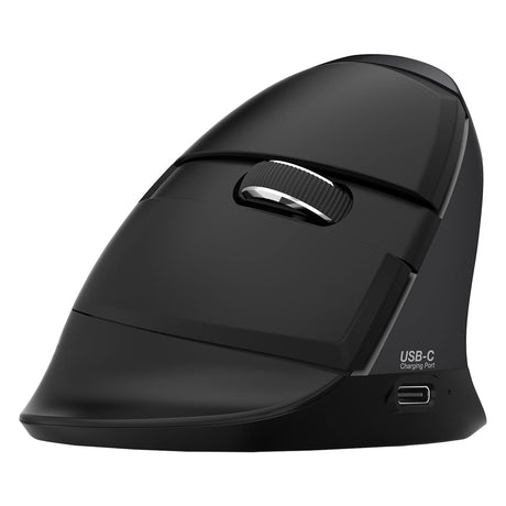 Urban Factory ERGO PRO Bluetooth and Wireless 2.4 GHz Vertical Mouse for Right-Handed Users