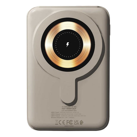 Urban Factory MAGNEE Power Wireless Magnetic Power Bank, 10000 mAh, MagSafe Compatible, String