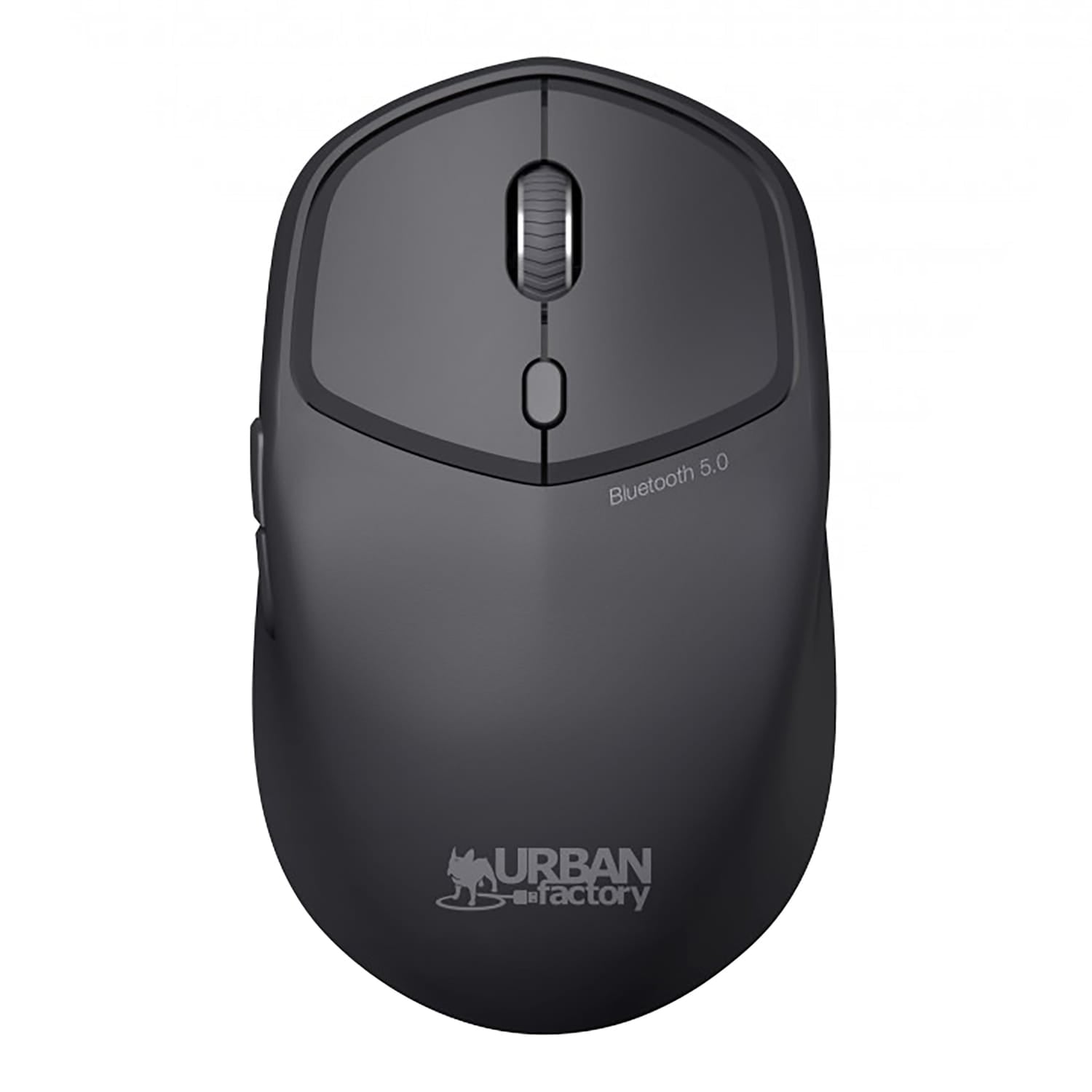 Urban Factory ONLEE COLOR Wireless 1600 DPI Ambidextrous Mouse, 6 Buttons, Bluetooth, Black