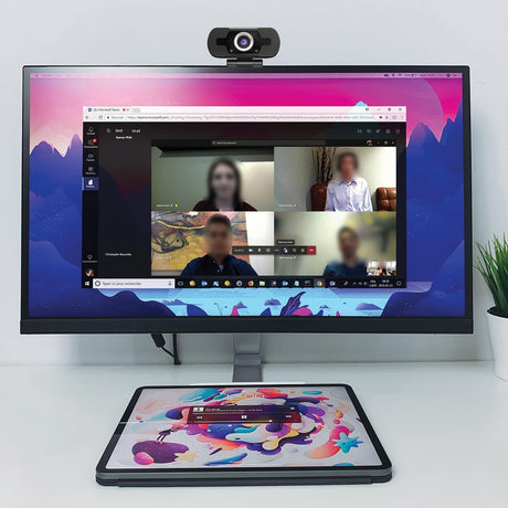 Urban Factory 1080p Full HD WEBEE Webcam with Auto-Focus, USB, for Mac and PC