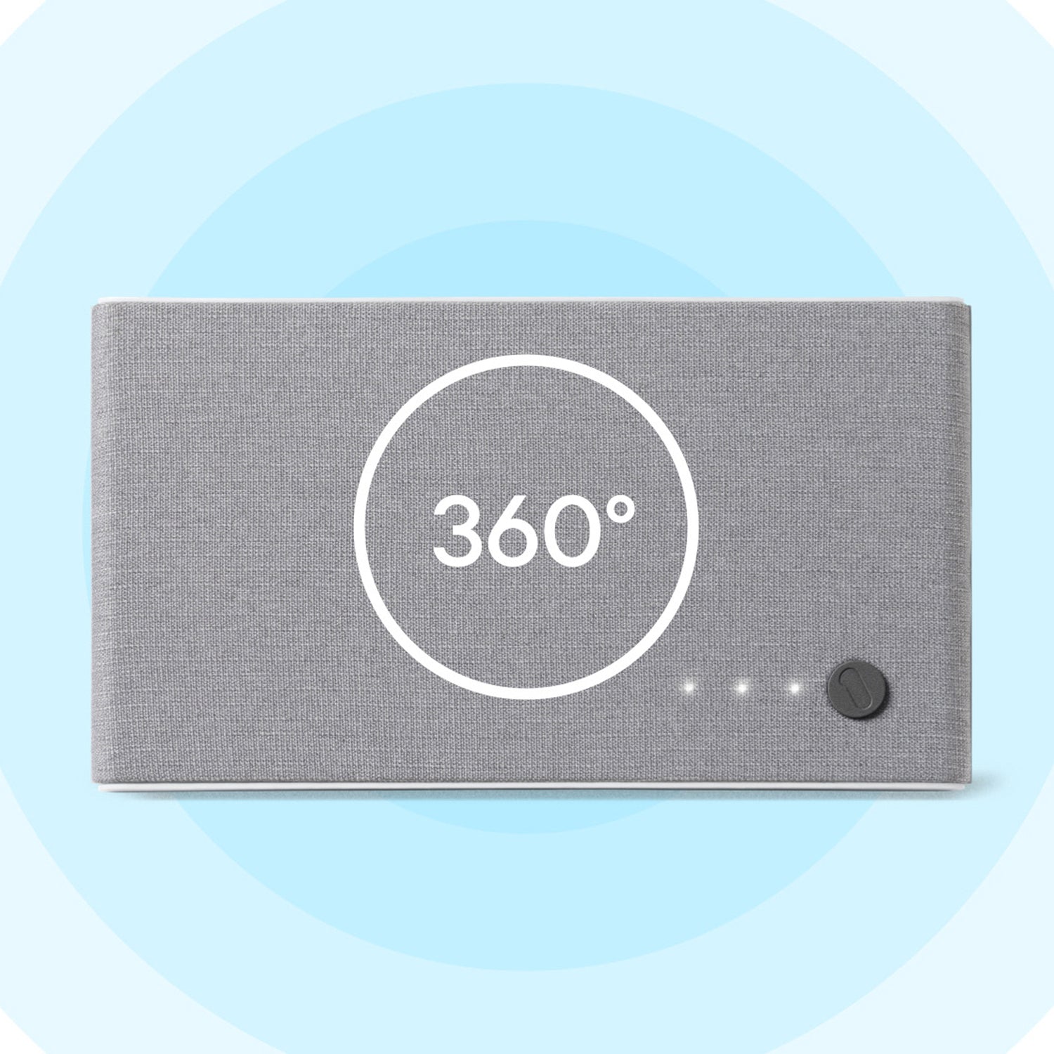 One For All Amplified Indoor Digital TV Antenna, Ultimate Gray Fabric, with up to 60-Mile Reception Range, 14460