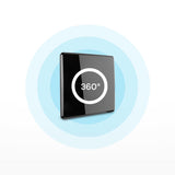 One For All Amplified Indoor Digital TV Antenna with up to 50-Mile Reception Range, Black, 15438