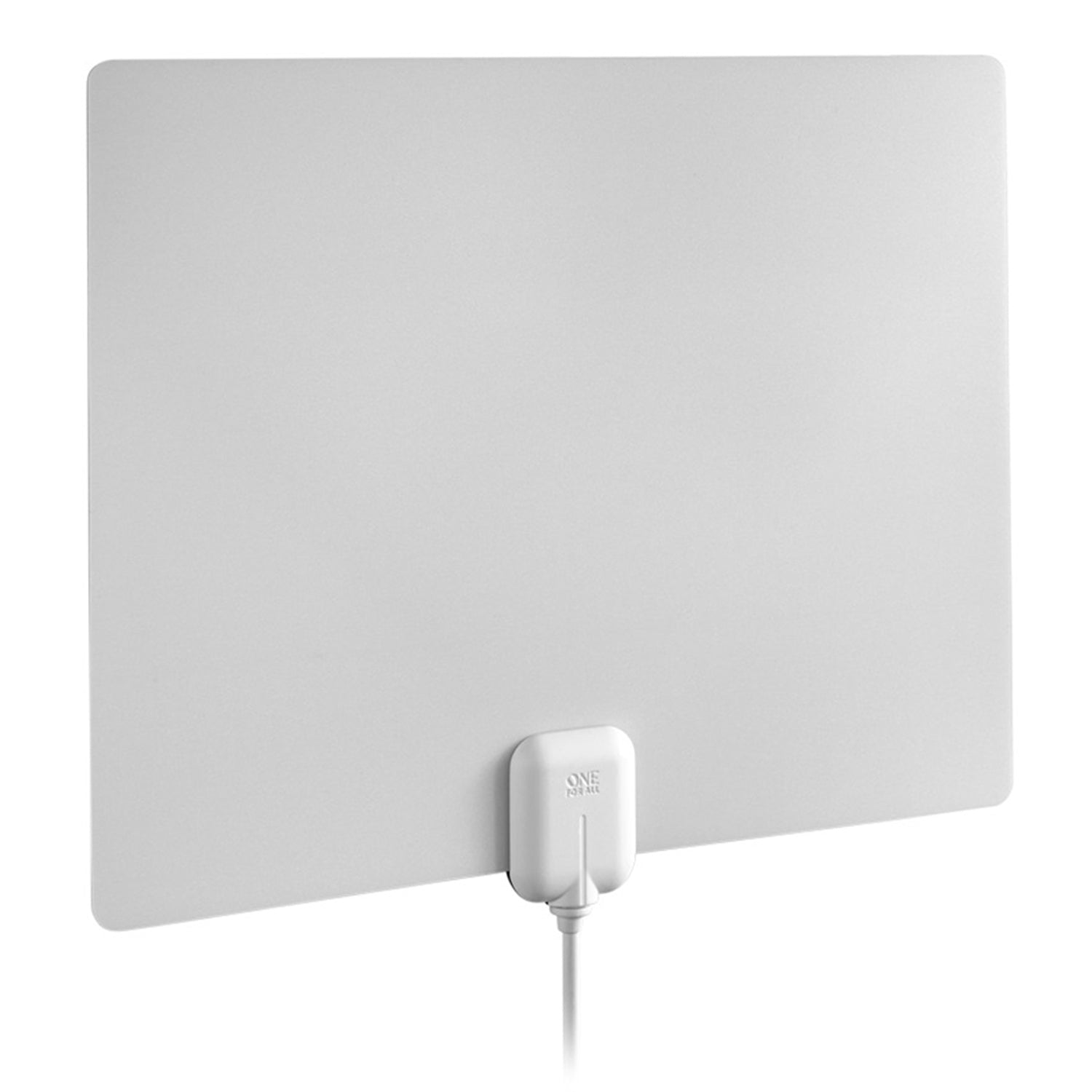 One For All Ultra-Thin Amplified Indoor Flat HDTV Antenna with up to 60-Mile Reception Range, 15584
