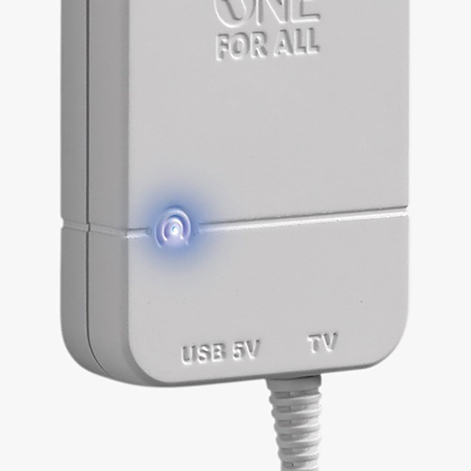 One For All Ultra-Thin Amplified Indoor Flat HDTV Antenna with up to 60-Mile Reception Range, 15584
