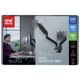 One For All 13-In. to 35-In. Dual Monitor Mount