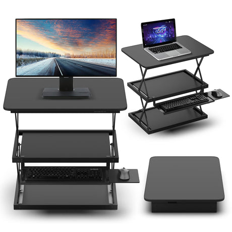 Uncaged Ergonomics CHANGEdesk Adjustable Standing Desk Converter