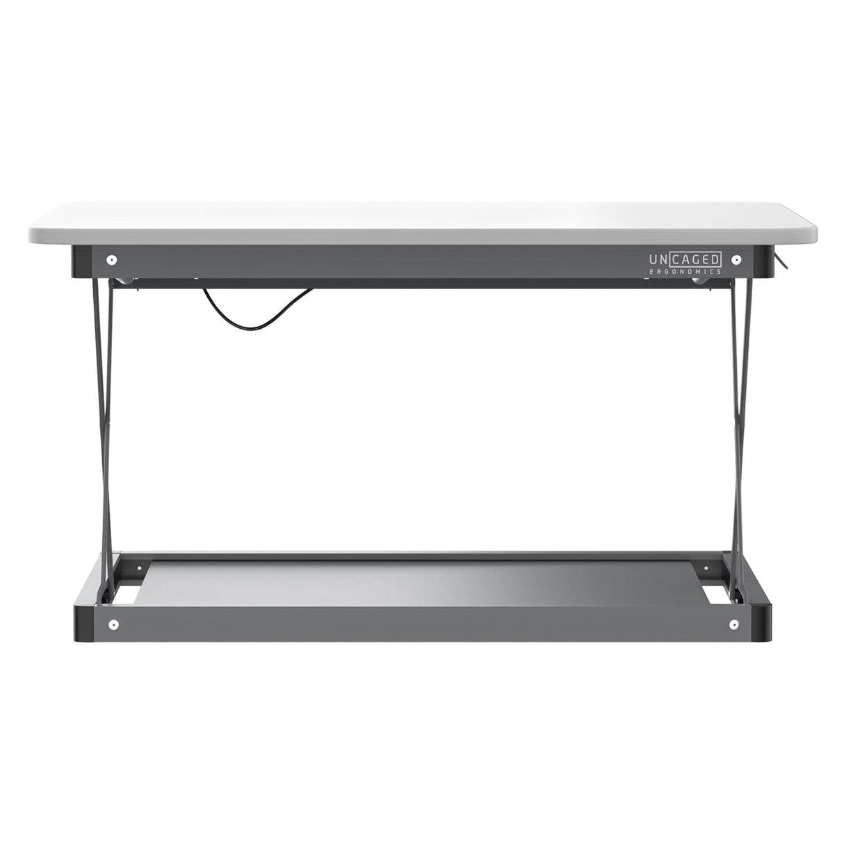 Uncaged Ergonomics CHANGEdesk Mini Desktop Standing Desk Converter, White