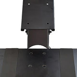 Uncaged Ergonomics KT1 Under-Desk Slide-Out Ergonomic Keyboard Tray with Ambidextrous Mouse Tray, Black