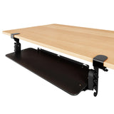 Uncaged Ergonomics KT4 Clamp-on Under-Desk Slide-Out Ergonomic Keyboard Tray, Black