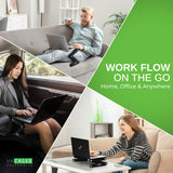 Uncaged Ergonomics WorkEZ Best Adjustable Laptop Stand and Lap Desk for Laptops