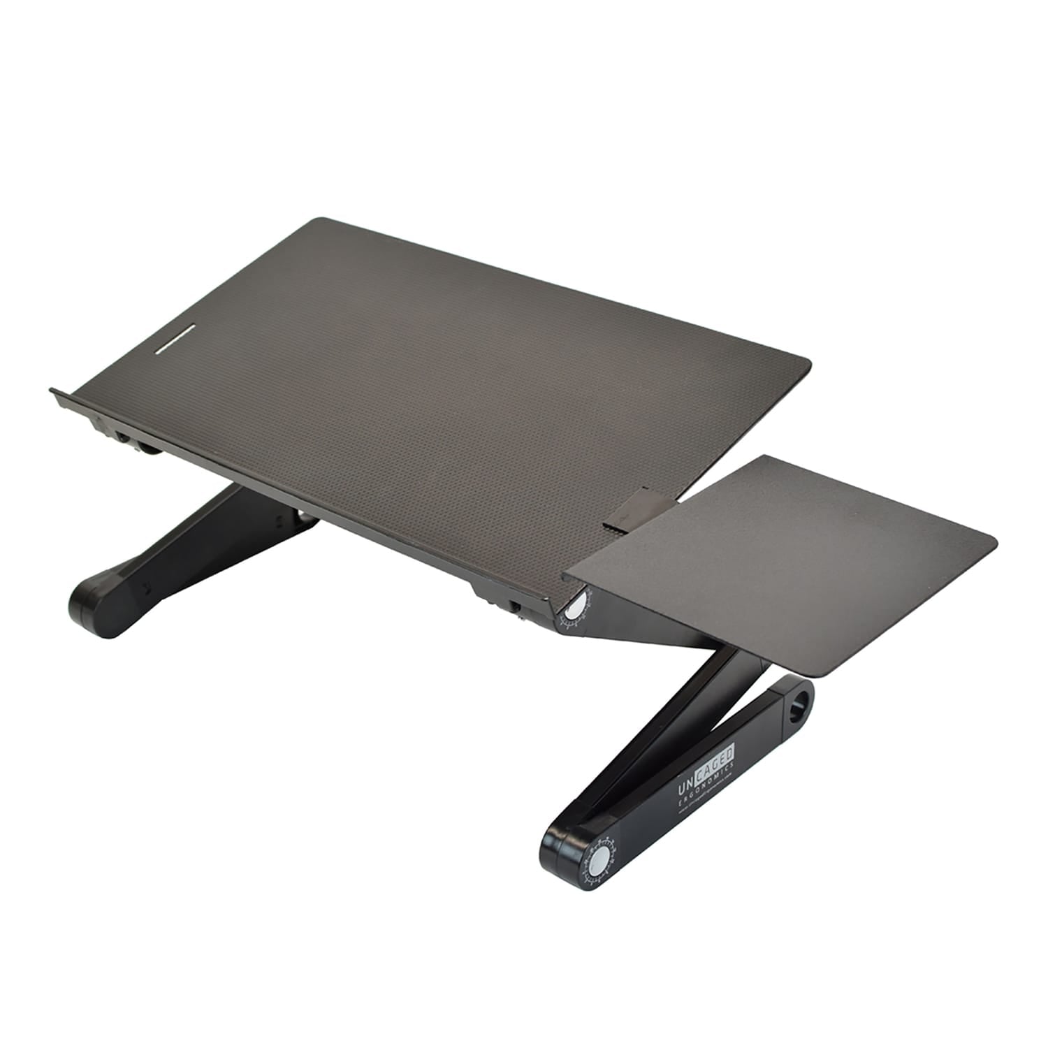 Uncaged Ergonomics WorkEZ Adjustable Keyboard Riser Stand for Desktop, Black