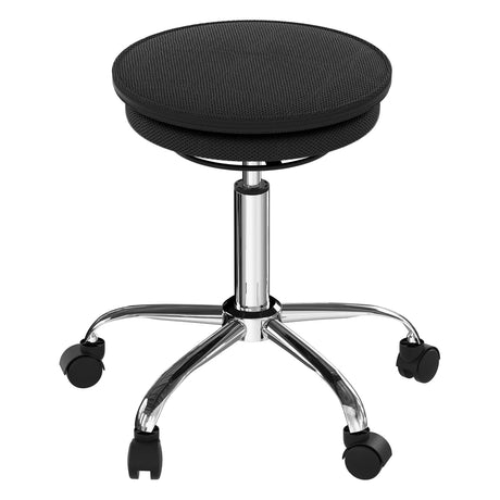 Uncaged Ergonomics Wobble Stool Air Adjustable-Height Rolling Balance Stool, Black