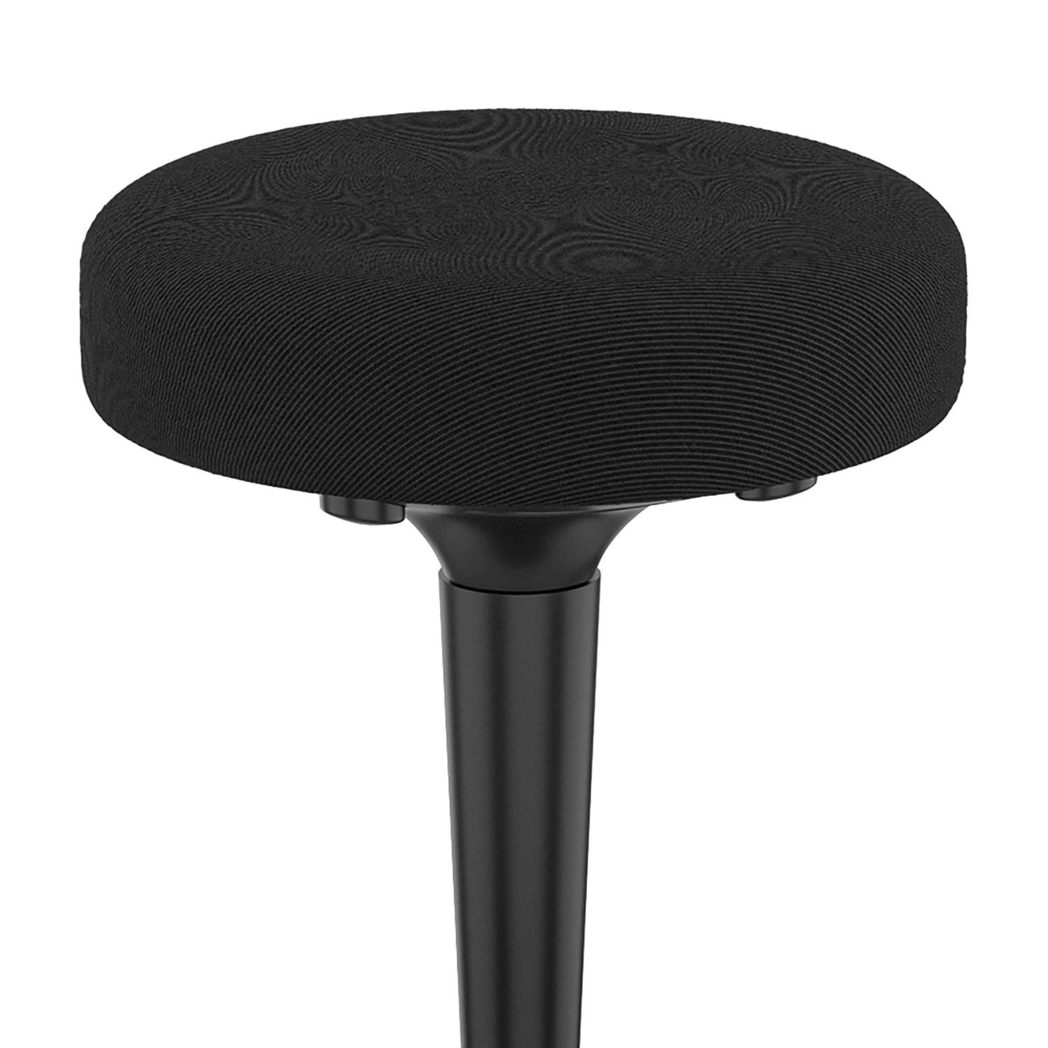 Uncaged Ergonomics Wobble Stool Adjustable-Height Standing Desk and Balance Stool, Black