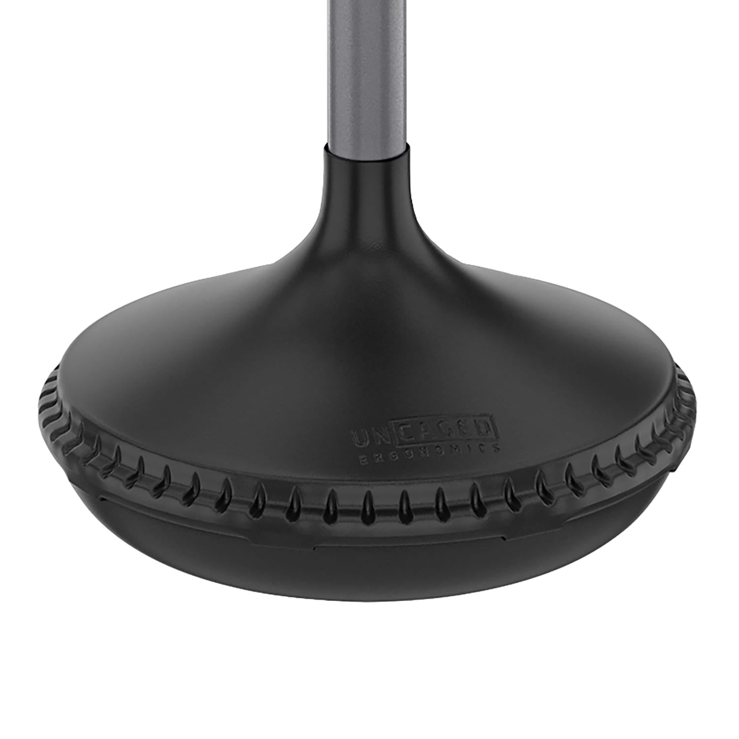 Uncaged Ergonomics Wobble Stool Adjustable-Height Standing Desk and Balance Stool, Black