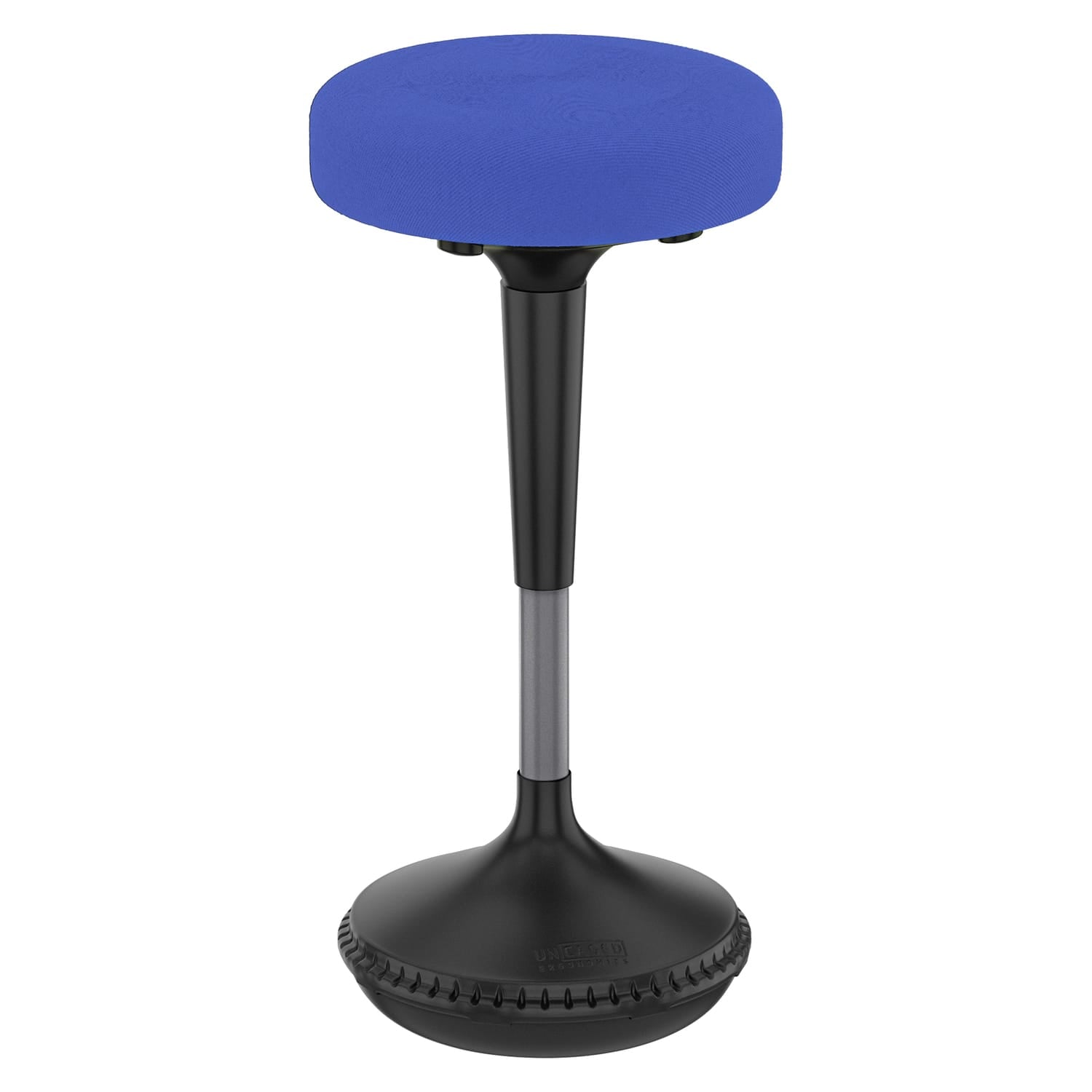Uncaged Ergonomics Wobble Stool Adjustable-Height Standing Desk and Balance Stool, Blue