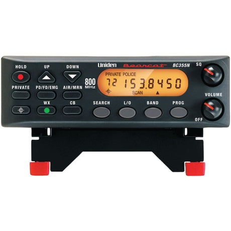 Uniden Bearcat Compact Analog Mobile/Base Scanner, BC355N