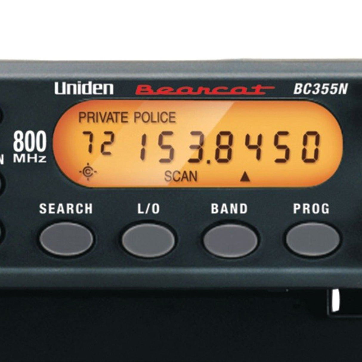 Uniden Bearcat Compact Analog Mobile/Base Scanner, BC355N