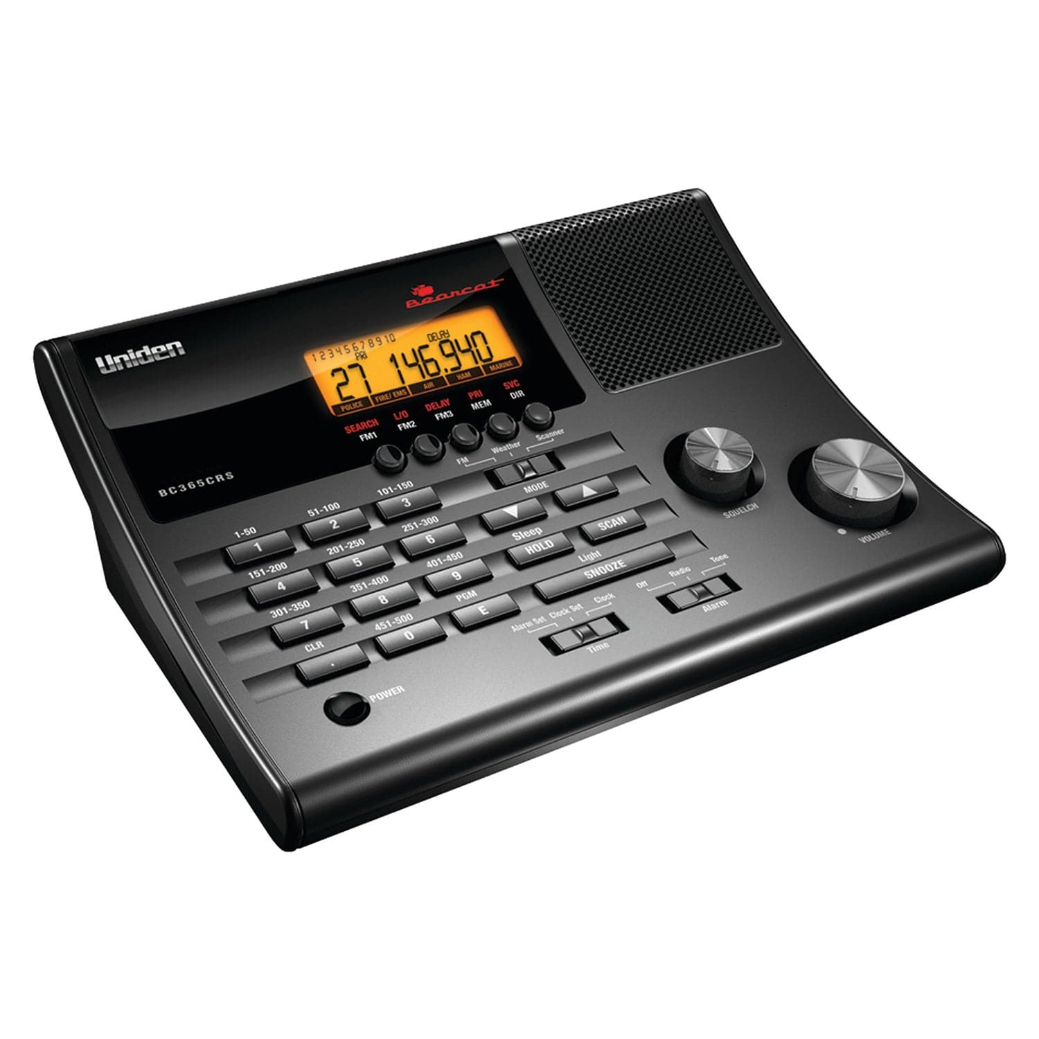 Uniden 500-Channel Radio Scanner with Weather Alert, Black, BC365CRS