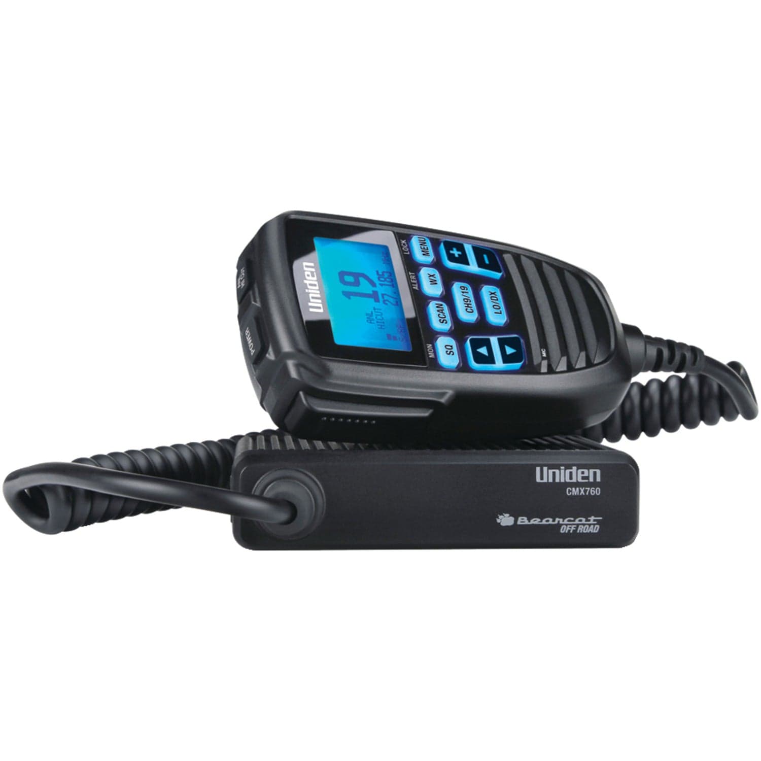 Uniden Bearcat Off-Road 40-Channel Ultra-Compact CB Radio, CMX760