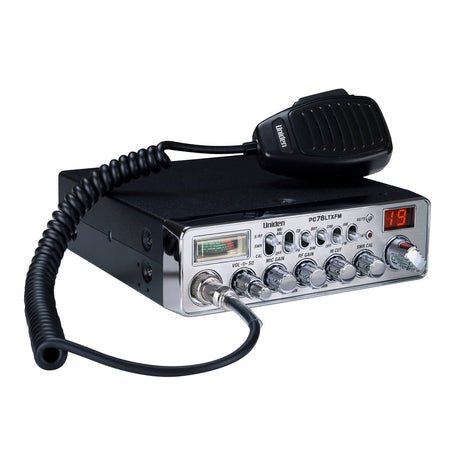 Uniden 40-Channel CB Radio, AM/FM Transmit and Receive with Integrated SWR Antenna, PC78LTXFM
