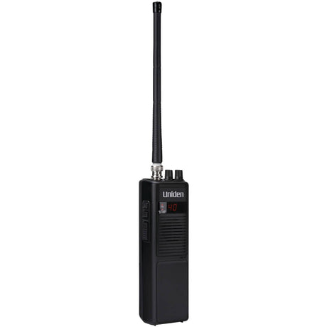 Uniden Pro Series 40-Channel Handheld CB Radio with Whip Antenna, Black, PRO401HH