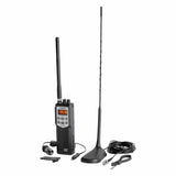Uniden Pro Series 40-Channel Handheld CB Radio with Magnet-Mount Antenna, Black, PRO501TK