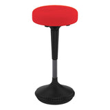 Uncaged Ergonomics Wobble Stool Adjustable-Height Standing Desk and Balance Stool, Red