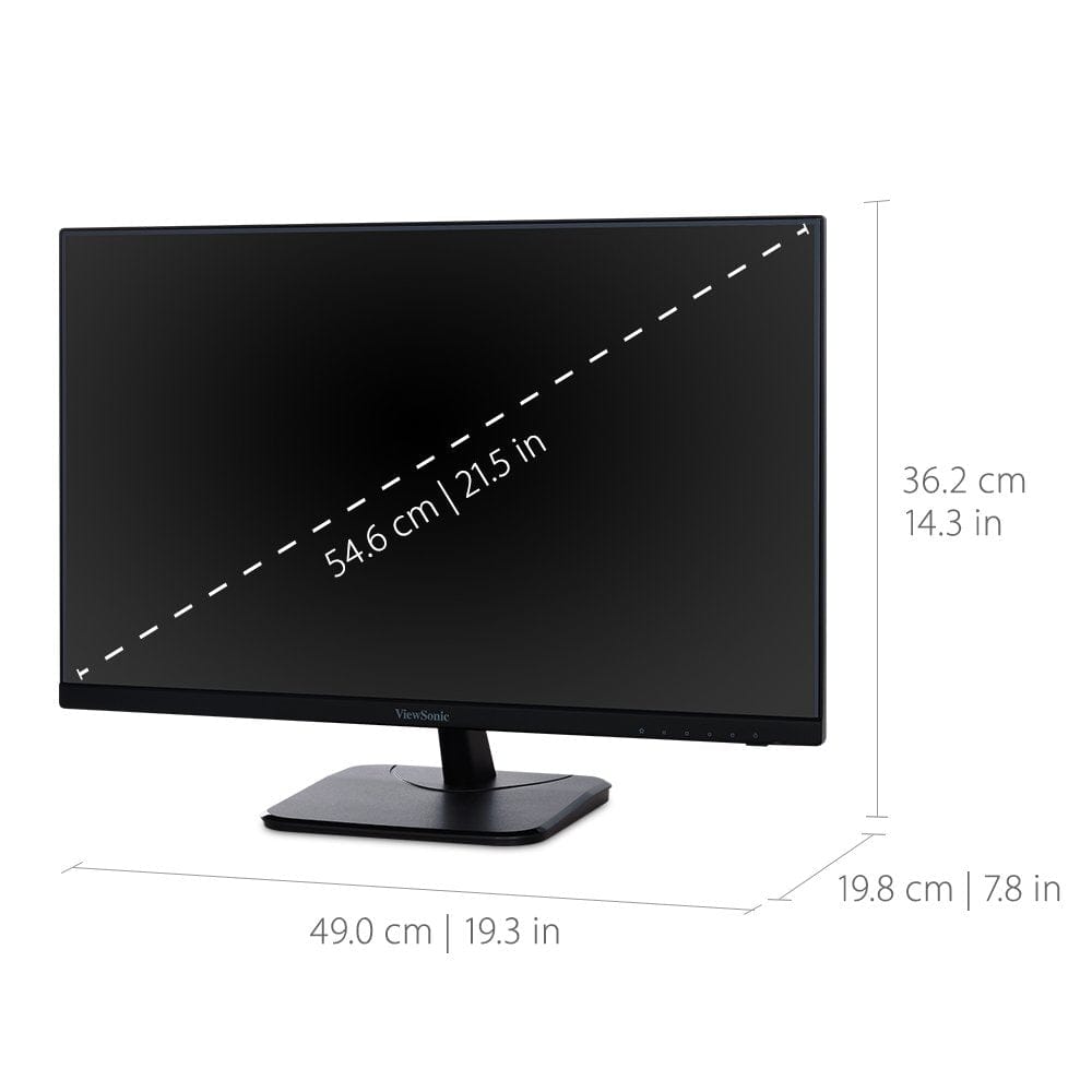 ViewSonic 22" Reduced Bezel IPS Monitor - Certified Refurbished