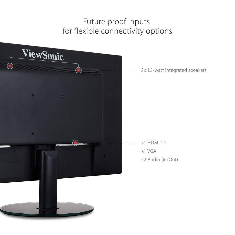 ViewSonic 24" Frameless LED Monitor - Certified Refurbished