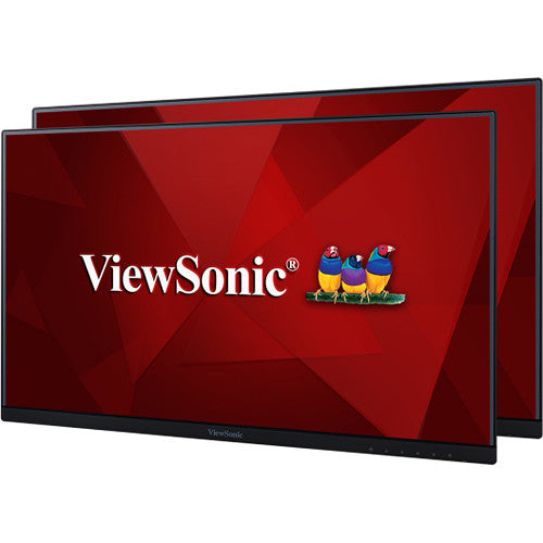 ViewSonic VA2456-MHD_H2-S Dual Pack Head-Only Monitors - Certified Refurbished